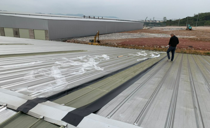 电白厂房屋面防水维修案例